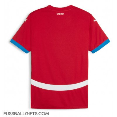 Serbien Fußballbekleidung Heimtrikot EM 2024 Kurzarm Serbien Fußballbekleidung Heimtrikot EM 2024 Kurzarm